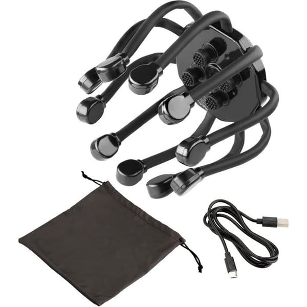 Massör - MEDIVON - Bläckfisk - Massage 3D - Vibration - LED-belysning