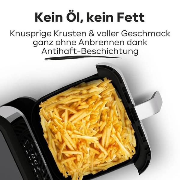 Profi Cook PC-FR 1269 H Luftfriteuse 8 l 1800 W rustfrit stål, sort