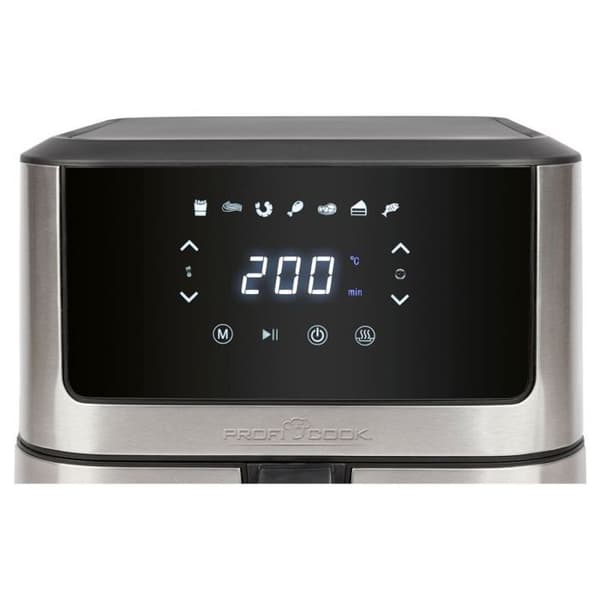 Profi Cook PC-FR 1269 H Luftfriteuse 8 l 1800 W rustfrit stål, sort