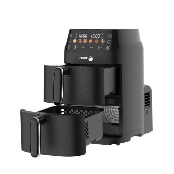 Fagor Airfryer 2x2.5l 2000w sort - FG3301