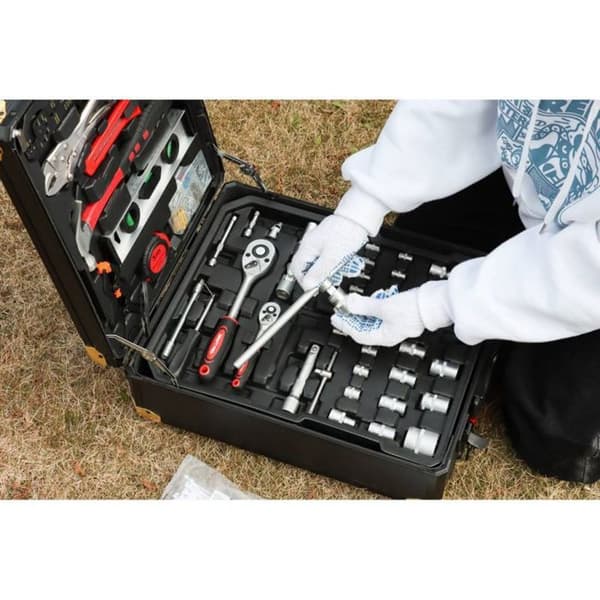 Værktøjsæt - SCHWARTZMAN - TOOLS409PCS - 409 dele - På hjul - Sort