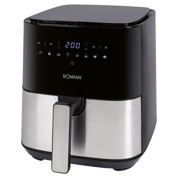 Ilmafriteuse 5L Bomann FR6069HCB-Musta/Ruostumaton teräs