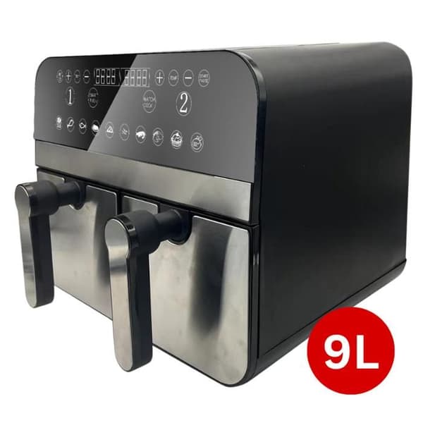 Luftfriture - COMFY NEST - CNAFD45NS - 2400W - Rustfrit Stål - 9L