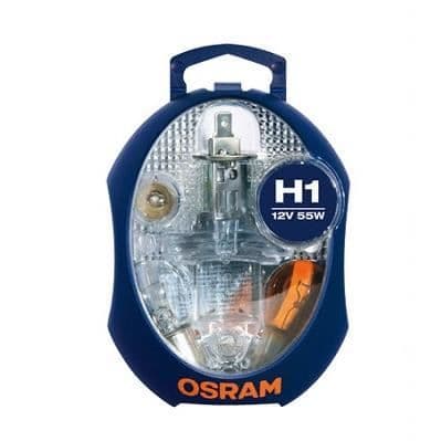 Nödlåda 6 st billampor H1 12 Volt Osram Ref 875217