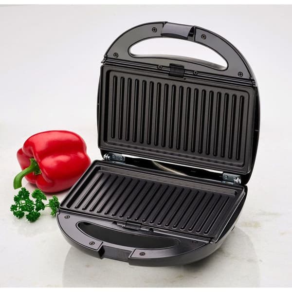 Sandwichgrilli / vohvelikone / grilli - Monilevy - CLATRONIC - Multigril 3in1 650W Musta