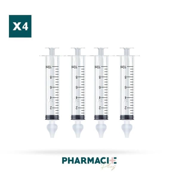 Set med 4 sprutor för babynästvätt PHARMACIE+