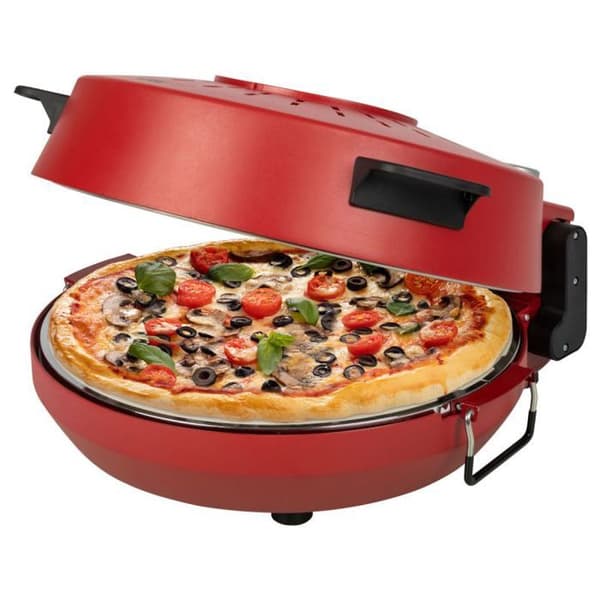 Pizzakone 1200W punainen Clatronic PM3787-Punainen
