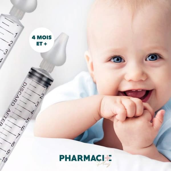 Set med 2 sprutor för babynästvätt PHARMACIE+
