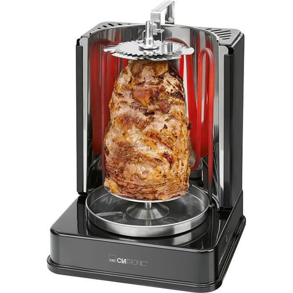 Vertikal røgning - CLATRONIC - DVG 3686 - 1400 Watt - Sort - Med spidsgreb