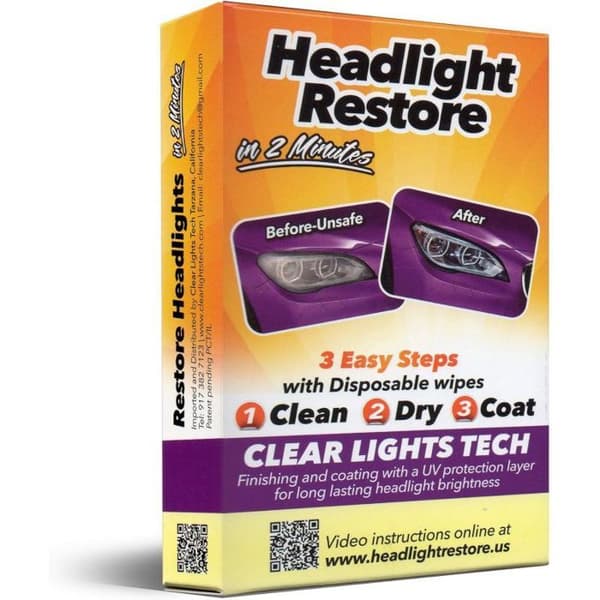 Clear Lights Tech Headlight Restore Strålkastarrestaureringskit BO1KKOF8IE
