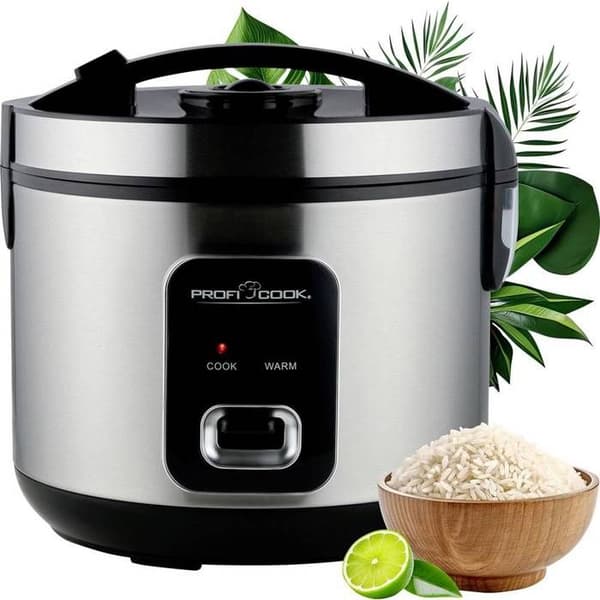 Profi Cook PC-RK 1285 Risekoger i rustfrit stål, sort