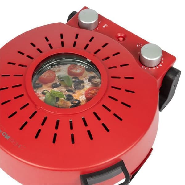 Pizzakone 1200W punainen Clatronic PM3787-Punainen