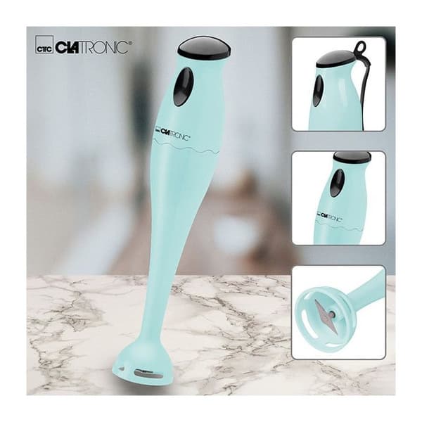Stavblender - Clatronic - SM 3577 - Rustfrit stål - 180 watt - Blå