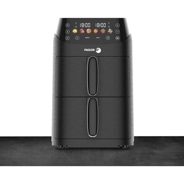 Fagor Airfryer 2x2.5l 2000w sort - FG3301