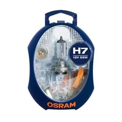 Nödbox 6 st billampor H7 12 Volt Osram Ref 876375