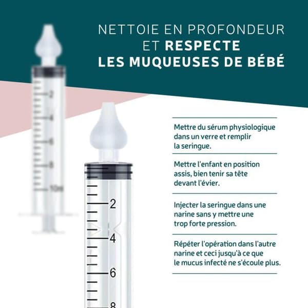 Set med 6 sprutor för babynästvätt PHARMACIE+