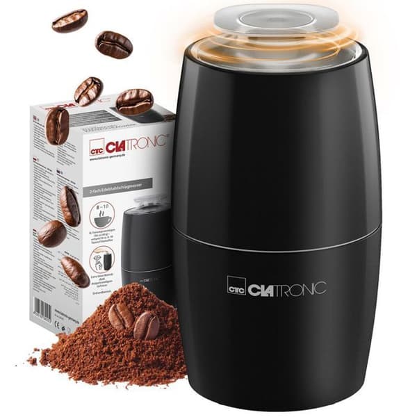 Elektrisk kaffekværn Sort Clatronic KSW3806-Sort
