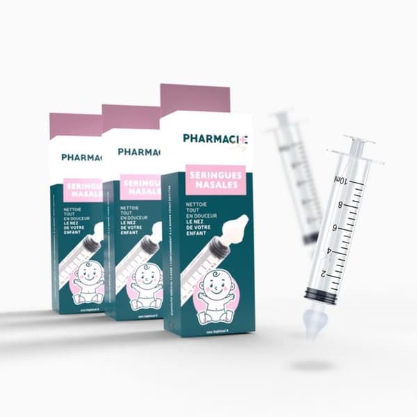 Set med 6 sprutor för babynästvätt PHARMACIE+