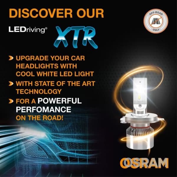 LEDriving® XTR H4 6000K