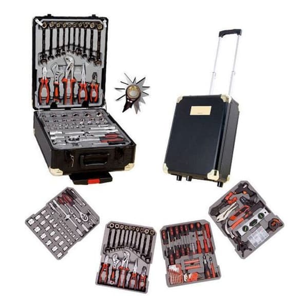 Værktøjsæt - SCHWARTZMAN - TOOLS409PCS - 409 dele - På hjul - Sort