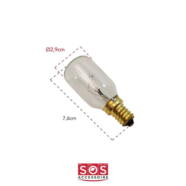 25W E14 LAMPA FÖR BUBBLA UGN