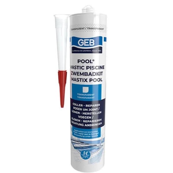 Mastic MS Polymer pool POOL transparent - Patron 290ml