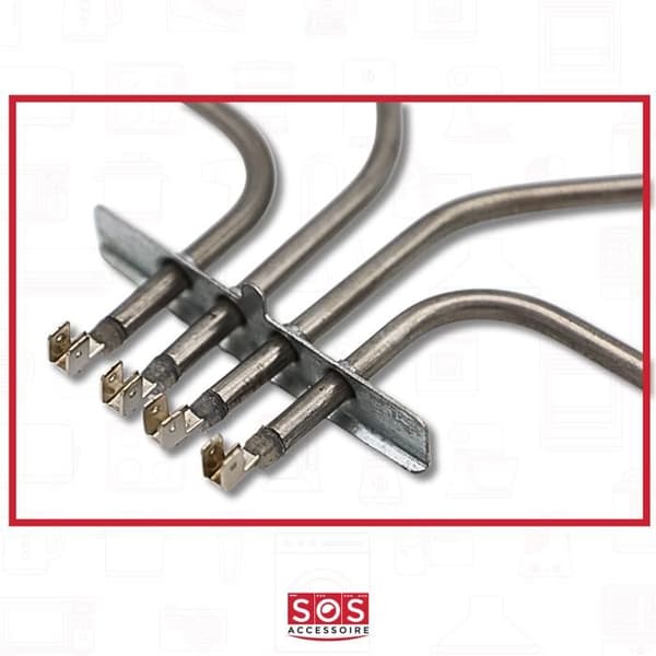 Undervärmeelement - BOSCH - 850W - SIEMENS, NEFF, CONSTRUCTA kompatibel - Ugn, spis