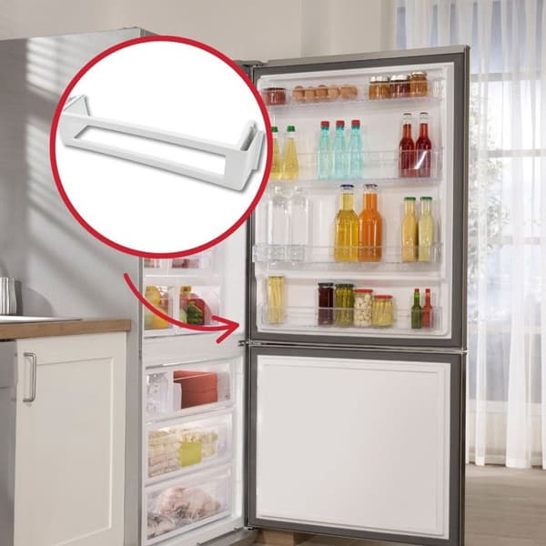 Stort plastdörrbalconett