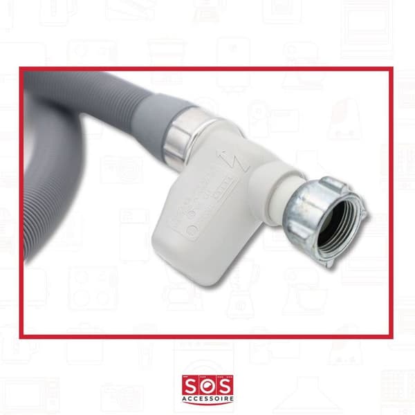 Vatteninloppstubo Aquastop - ELECTROLUX - Diskmaskin - Läcksäkerhet - Vit