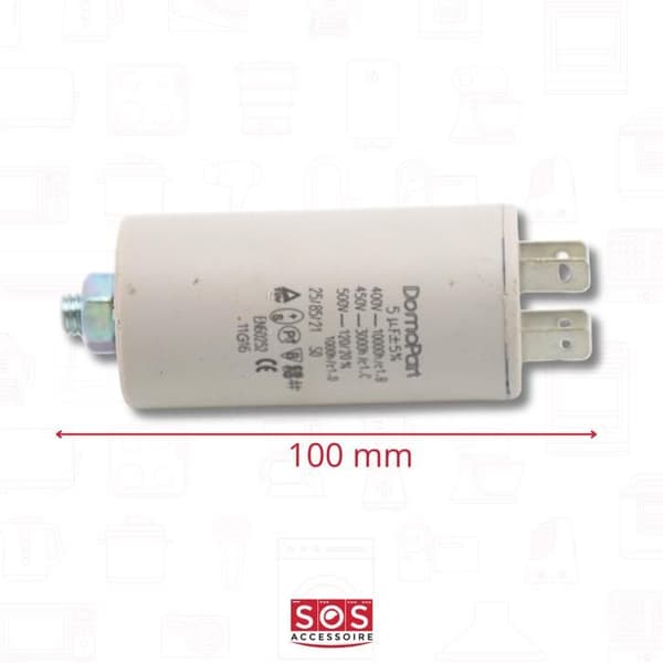 Kondensator 5mf 450v start Multi-märken