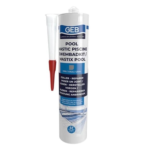 Mastic MS Polymer pool POOL transparent - Patron 290ml