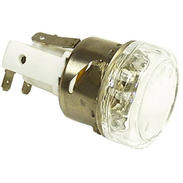 Fäste + lampa för ugnar - Spisar DE DIETRICH - E14 - Vit