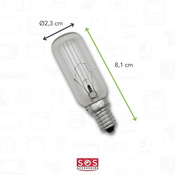 41S8790. KYLSKÅPSGLÖDA 15W E14