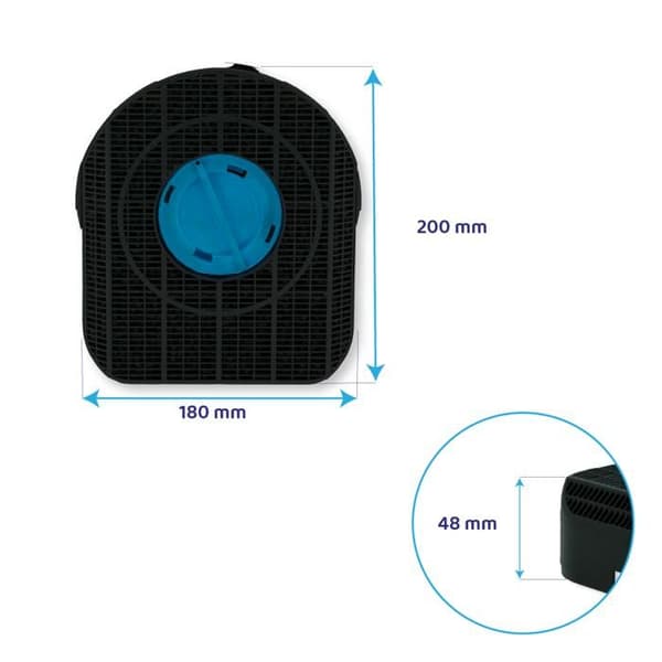 Kolfilter - W-PRO - DKF42 - Vit - 0.8kg