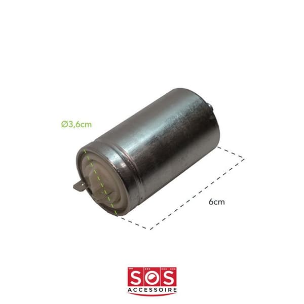 Startkondensator 7uf 450v 6