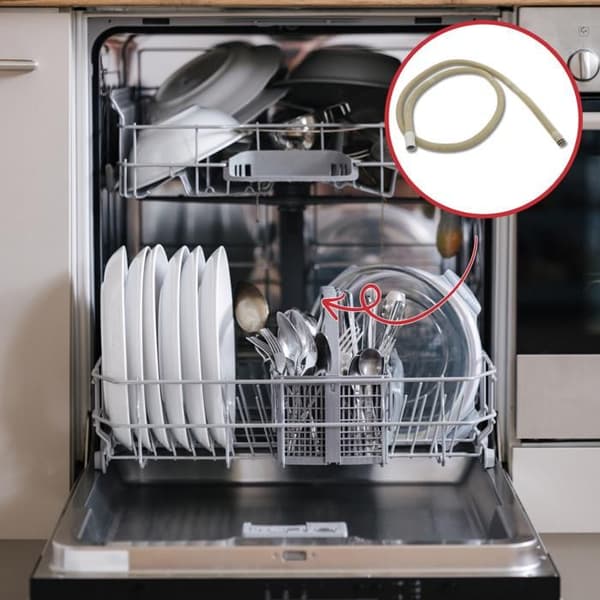 Tömningstube Chassi P28 Lång 2 Meter
