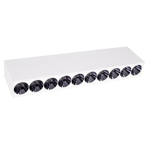 Moderne hvid rektangulær LED loftslampe 14W X-LINE Maxlight