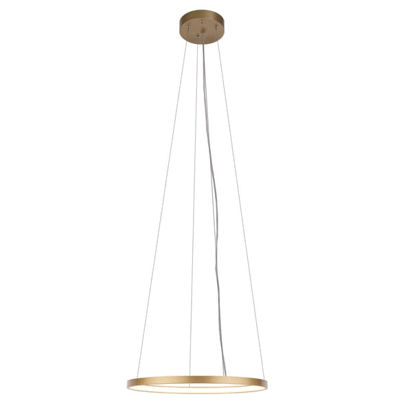 Moderne guld ring pendel Ø57cm varm farve AGARI LED 35W Shilo
