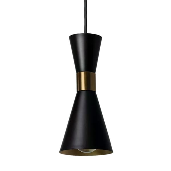 Pendellampe guld-sort Abruzzo Salvatore Variant E27