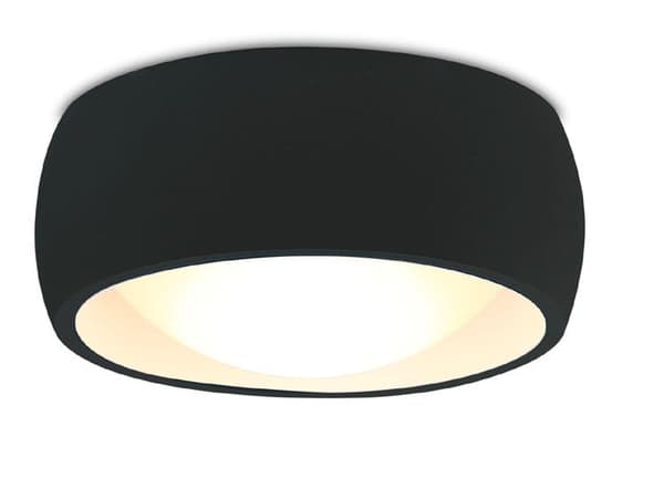 Moderne sort afrundet loftspot KODAK LED 8W C0204 Maxlight