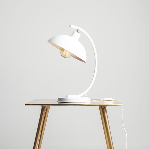 Bordlampe hvid ESPACE Aldex 1036B