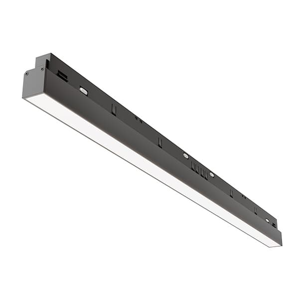 Sort lineær LED-skinnespot 24W BASIS Maytoni Technical
