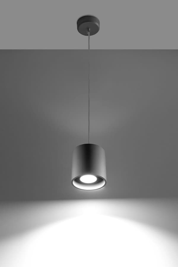 Pendellampe ORBIS 1 Grå Sollux Lighting SL.0052