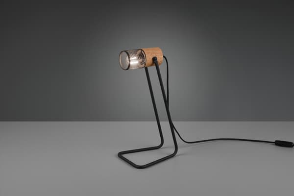 Bordlampe TOSH sort Trio 504300132