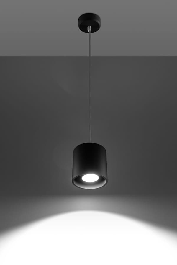ORBIS 1 Musta riippuvalaisin Sollux Lighting SL.0051