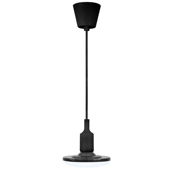 Fatning med LED-pære 10W Sort E27 KIKI 308085 Polux