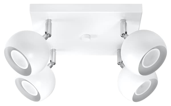 Loftlampe OCULARE 4 Hvid Sollux Lighting SL.0440