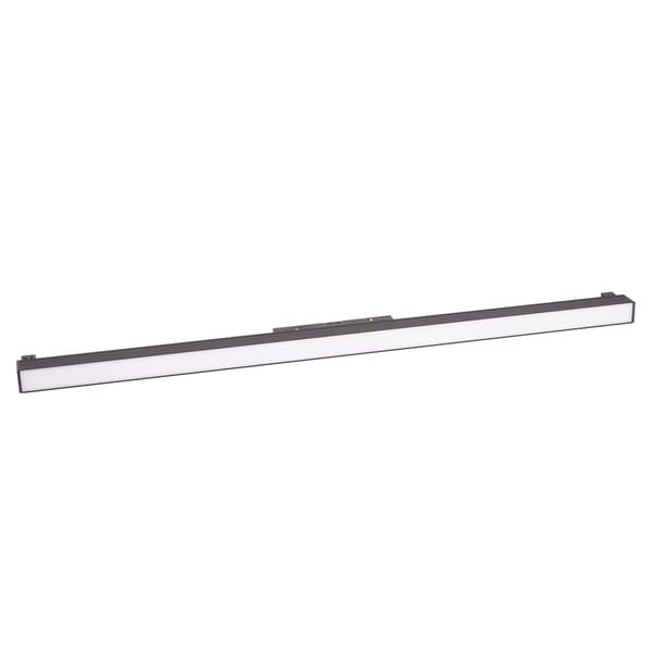Magnetisk lineær sort lampe ON/OFF LED system 17W 637lm 3000K Maxlight