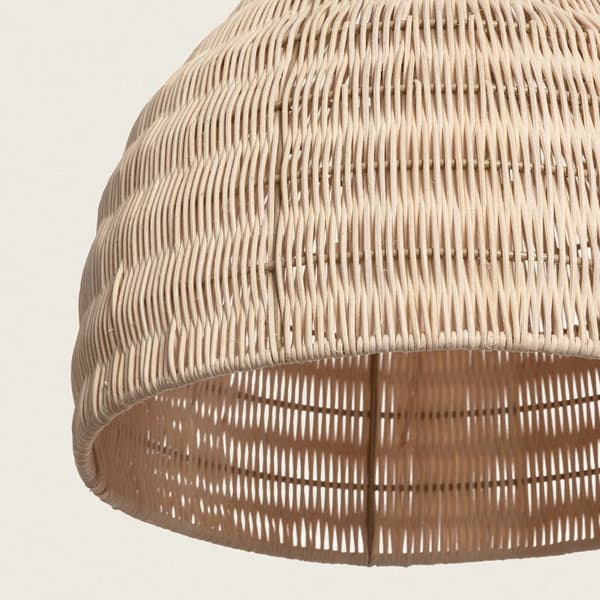 Abruzzo Flavia Boho Rattan Pendellampe 30cm E27