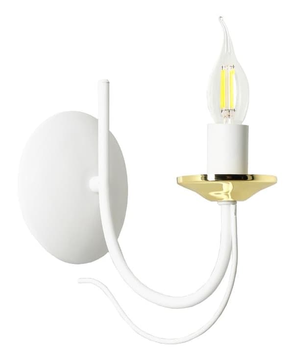 Vägglampa Lampex Doli vit 720/K BIA